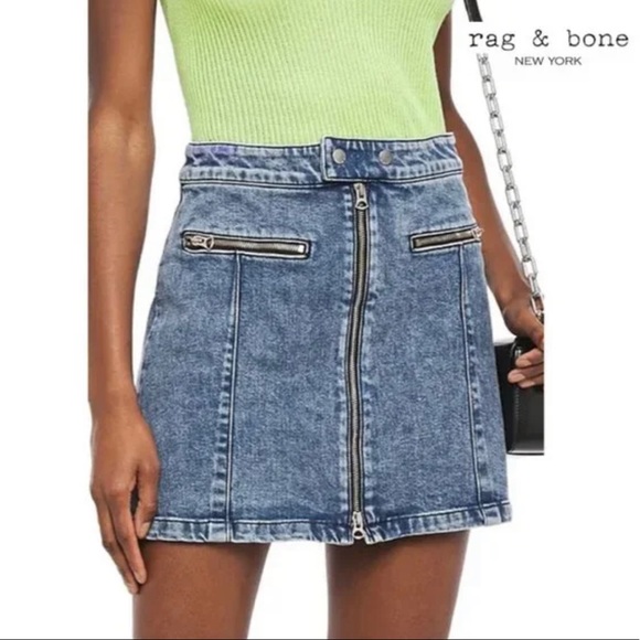 Rag & Bone Isabel Denim Skirt - Excellent Condition - Picture 1 of 6